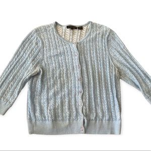 Women’s baby blue cardigan